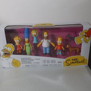 Jakks Pacific The Simpsons Family 2.5" Figure Set 7-Pack 2024